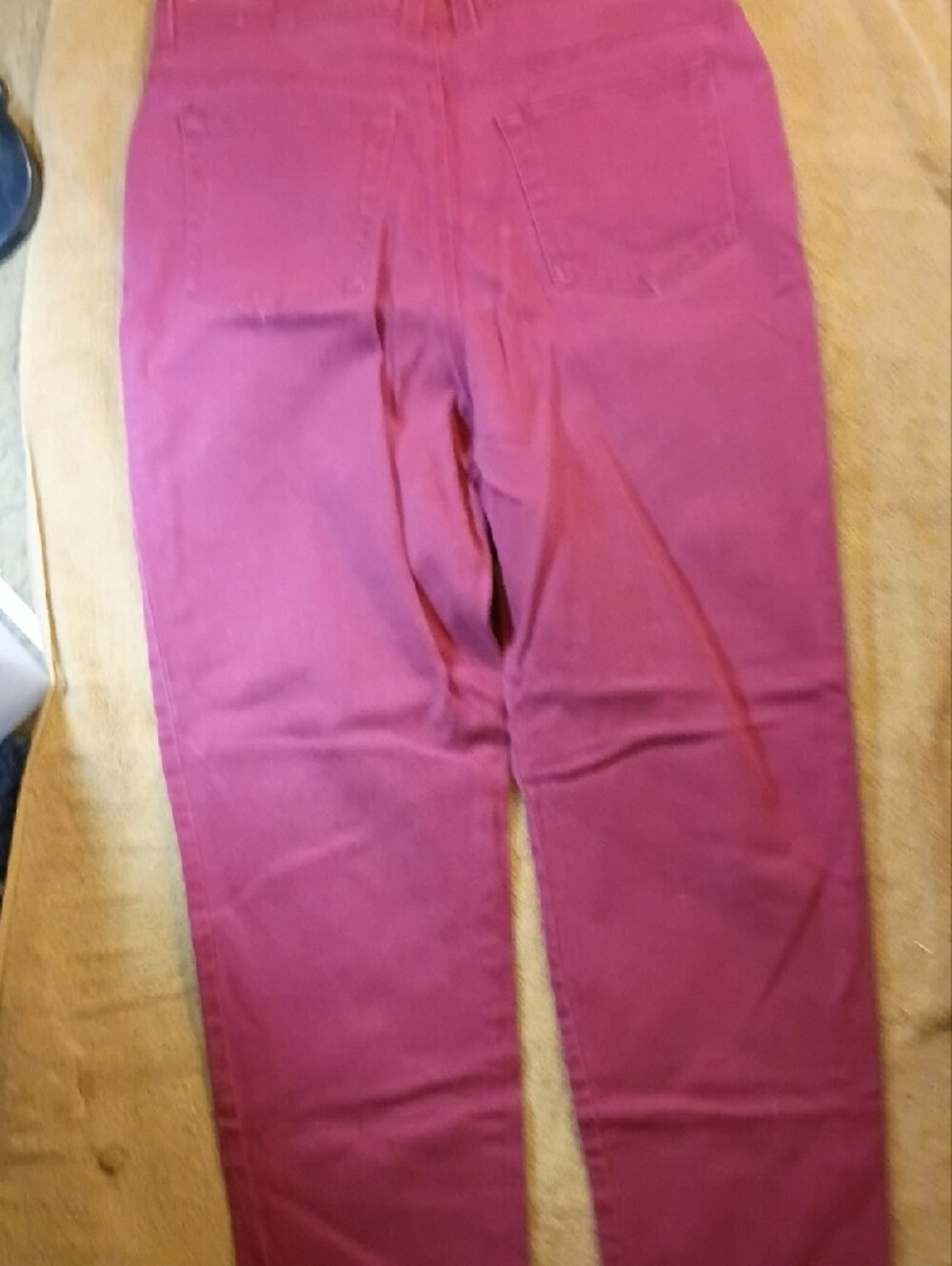 Gloria Vanderbilt Vintage High Waisted Tapered -Rise Women's Jeans in Berry Pink - Picture 5 of 5